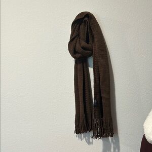 Anne Klein Knit Brown Scarf NWOT